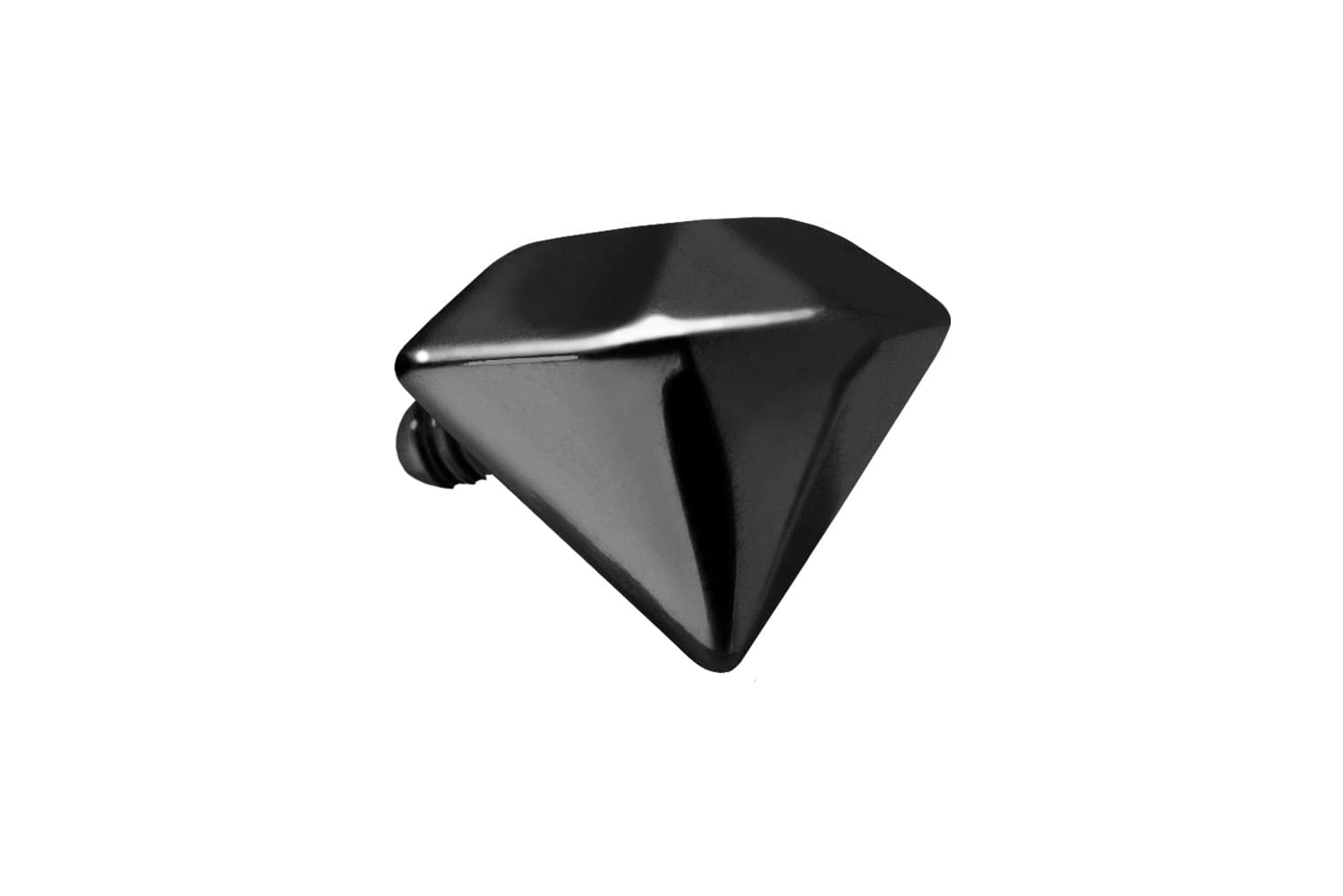 Titan Schraubaufsatz mit Außengewinde DIAMANT von Piercingline